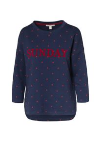 Esprit, Damen Sweatshirt, Blau / Rot