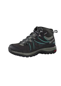 Salomon, Damen Stiefel 'Ellipse 2 Mid Ltr Gtx W', Grau / Jade / Schwarz