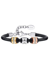 s.Oliver RED LABEL, Damen Armband, Gold / Rosegold / Schwarz / Silber