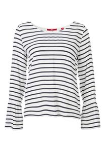 s.Oliver RED LABEL, Damen Shirt, Schwarz / Weißmeliert