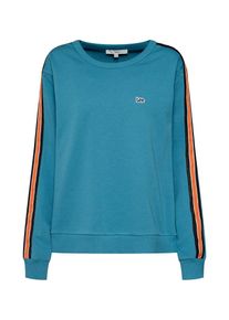 Lee, Damen Sweatshirt, Petrol / Dunkelorange
