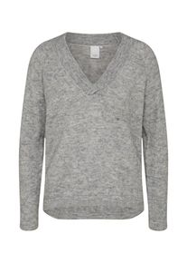 Ichi, Damen Pullover 'AMARA', Graumeliert
