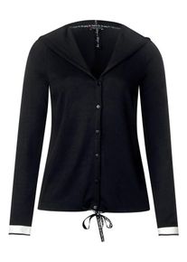 Street One, Damen Shirtjacke, Schwarz