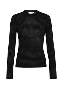 EDITED, Damen Langarmshirt 'Jenna', Schwarz