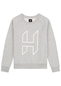 H.I.S. HIS JEANS, Damen Sweatshirt, Hellgrau