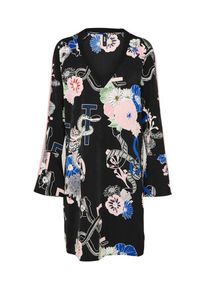 Eksept, Damen Kleid 'Lint', Mischfarben / Schwarz