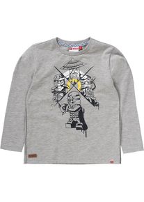 Lego Wear, Langarmshirt 'NINJAGO' f&uuml;r Jungen, Grau