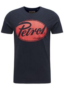 PETROL INDUSTRIES, Herren T-Shirt, Blau / Rot