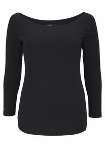 Arizona, Damen Carshirt 'Off-Shoulder', Schwarz