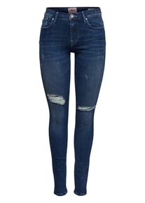 Only, Damen Jeans 'onlSHAPE REG SK DNM JEANS REA1408', Blue Denim