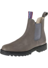 Blue Heeler, Damen Chelsea Boots 'Meryl', Blau / Basaltgrau / Greige / Graumeliert / Rot / Weiß