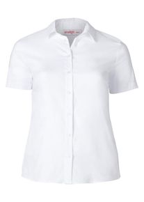 sheego Basic, Damen Bluse, Weiß