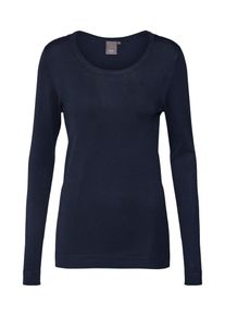 Ichi, Damen Pullover 'MAFA O LS', Dunkelblau