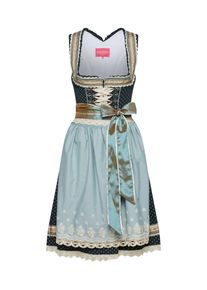 Krüger Dirndl Krüger Madl, Damen Dirndl, Hellblau / Dunkelblau / Oliv