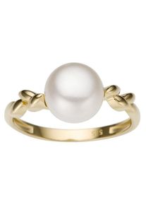 Firetti, Damen Perlenring, Gold / Perlweiß