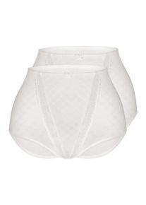 Sassa Mode Sassa, Damen Miederslip, Wei&szlig;