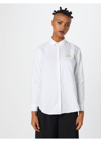 Tommy Hilfiger, Damen Bluse 'Tommy Icons Girlfriend Shirt', Offwhite