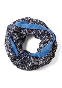 Tom Tailor Denim, Damen Schal, Blau / Nachtblau / Weiß