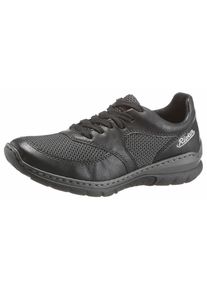 Rieker, Damen Schn&uuml;rschuh, Schwarz