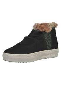Kangaroos, Damen Stiefelette, Chamois / Smaragd / Schwarz / Wei&szlig;