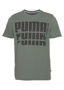 Puma, Herren T-Shirt 'Rebel', Pastellgrün / Schwarz