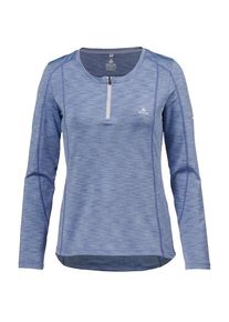O.C.K. OCK, Damen Longshirt, Himmelblau / Dunkelblau