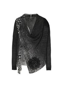 Desigual, Damen Pullover, Grau / Schwarz