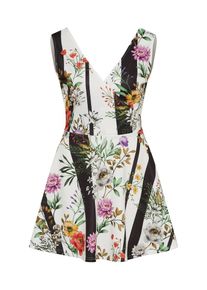 Sisters Point, Damen Sommerkleid 'EMAN', Beige / Mischfarben / Schwarz