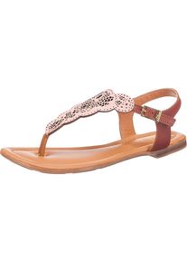 s.Oliver RED LABEL, Damen Riemchensandale, Braun / Ros&eacute;