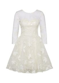 Chi Chi London, Damen Cocktailkleid, Creme