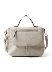 Tom Tailor, Damen Überschlagtasche 'Jace', Grau