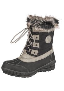 Kimberfeel, Damen Winterstiefeletten, Greige / Schwarz