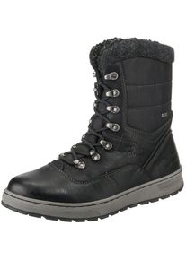 Tom Tailor, Damen Winterstiefel, Dunkelgrau / Schwarz