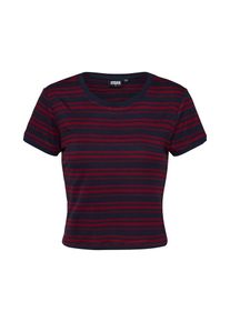 Urban Classics, Damen T-Shirt, Navy / Kirschrot