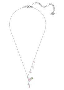 Swarovski, Damen Kette 'No Regrets 5443012', Hellgrün / Rosa / Silber