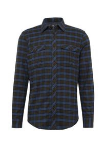 Tom Tailor, Herren Hemd, Blau / Schwarz