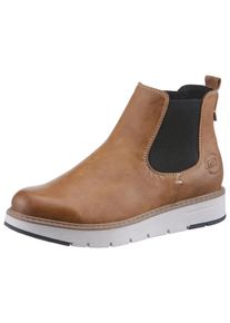 Marco Tozzi, Damen Chelseaboots, Braun / Schwarz