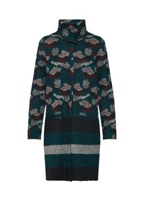 Khujo, Damen Cardigan 'LINDSAY (M)', Beige / Dunkelgrün / Beere
