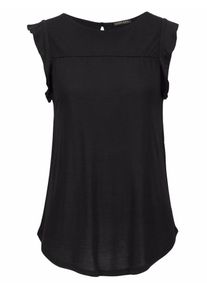 Lascana, Damen Strandtop, Schwarz