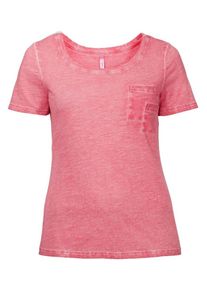 sheego Casual, Damen T-Shirt, Rosé