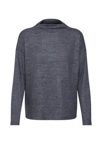 Véro Moda VERO MODA, Damen Pullover 'VMMAI ROYANNA LS FUNNELNECK BLOUSE', Dunkelgrau