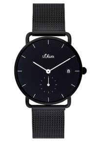 s.Oliver, Damen Uhr 'SO-3713-MQ', Schwarz