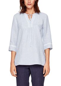 s.Oliver RED LABEL, Damen Tunika, Hellblau / Wei&szlig;