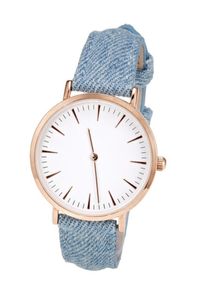 Heine, Damen Armbanduhr, Rauchblau / Gold / Weiß