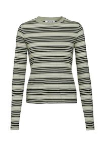 EDITED, Damen Langarmshirt 'Pixie', Blau / Grün / Weiß