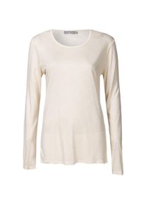 In Linea, Damen Langarmshirt, Weiß