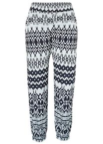 Lascana, Damen Strandhose, Schwarz / Wei&szlig;