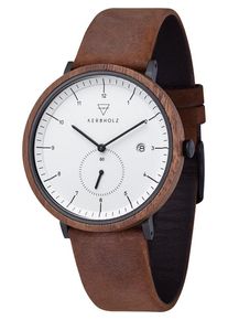 KERBHOLZ, Herren Uhr 'Anton Walnut WATWANT9283', Kastanienbraun