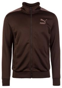 Puma, Herren Jacke 'Classics T7', Kastanienbraun / Cappuccino