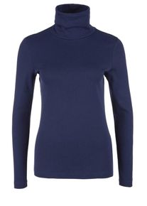 Q/S Designed By, Damen Longsleeve, Nachtblau